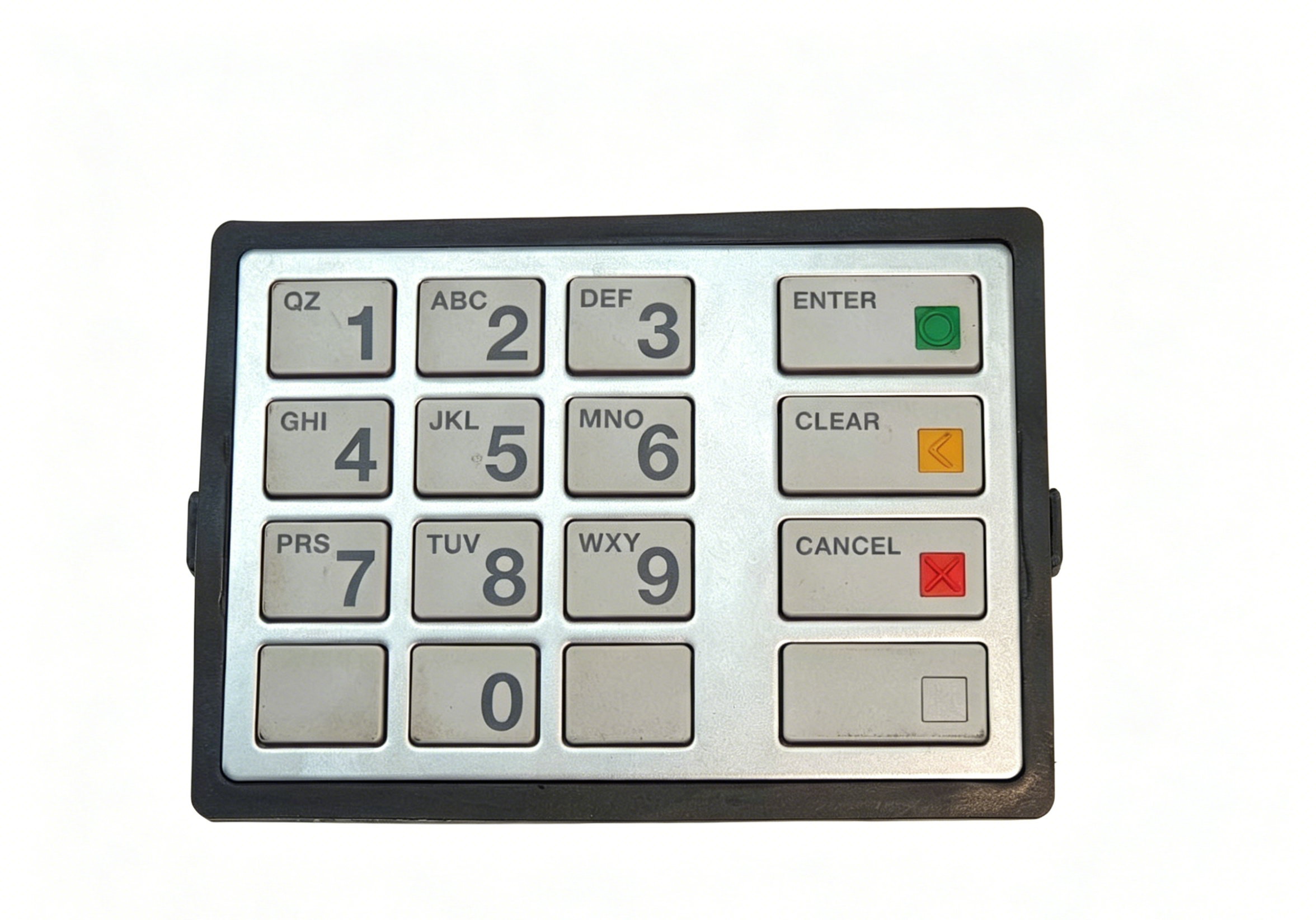 Diebold  Keyboards NEW ATM KEYBOARD EPP7 (BSC), LGE, POLYMER, HTR, ENG (US), QZ1, BLANK PN: 49-249446-769B, 49249446769B